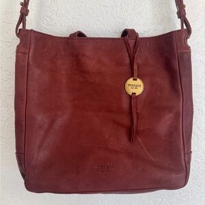 Margot Rich Brown Leather Shoulder Bag